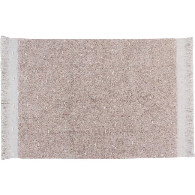 Woods Symphony Washable Rug, Linen