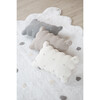 Knitted Biscuit Cushion, Grey - Decorative Pillows - 7
