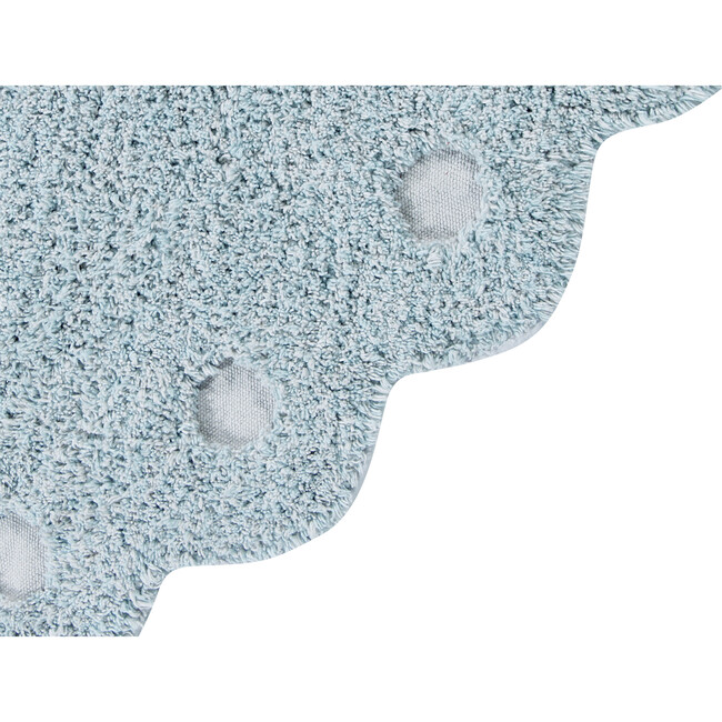 Pinecone Washable Rug, Pearl Blue - Rugs - 5