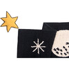 Universe Washable Rug, Black - Rugs - 4