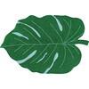 Monstera Leaf Washable Rug, Green - Rugs - 1 - thumbnail