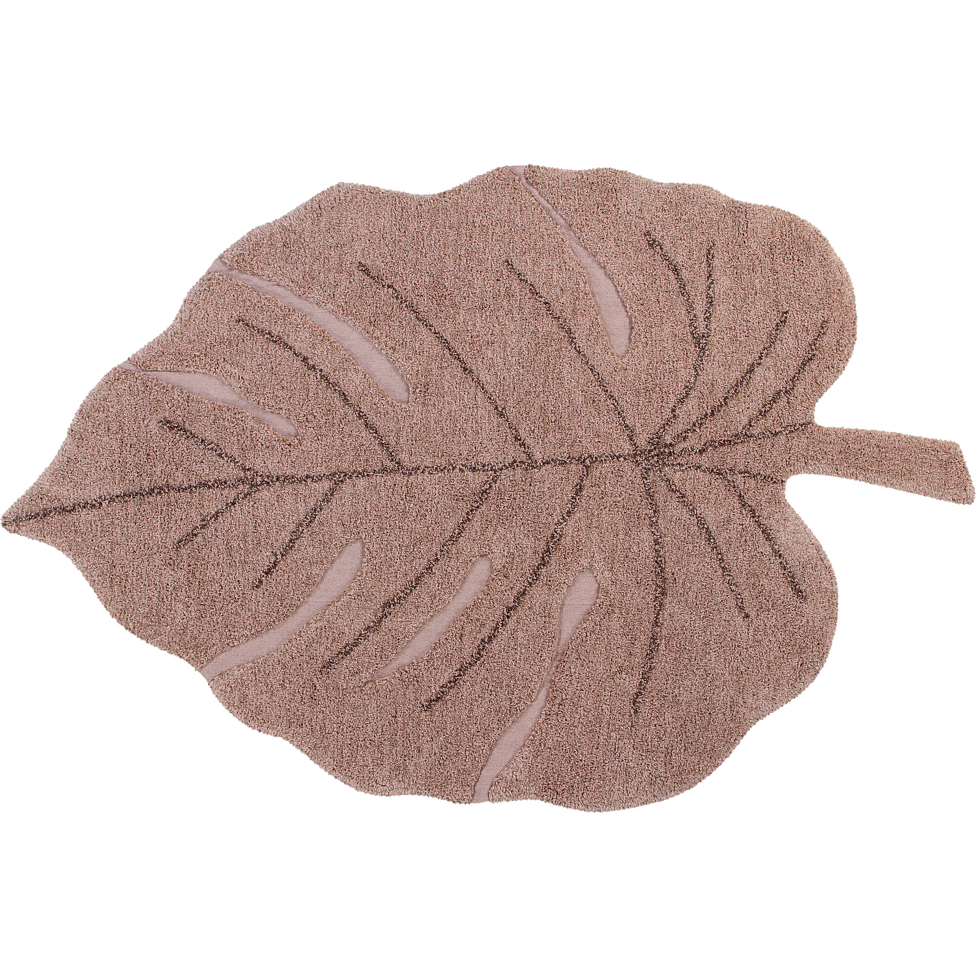 Monstera Washable Rug, Vintage Nude - Rugs - 1