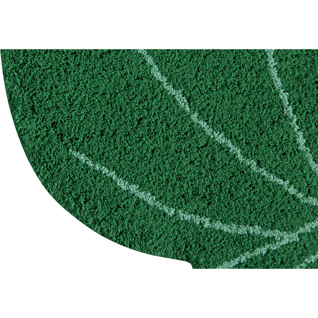 Monstera Leaf Washable Rug, Green - Rugs - 3