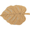 Monstera Washable Rug, Honey - Rugs - 1 - thumbnail