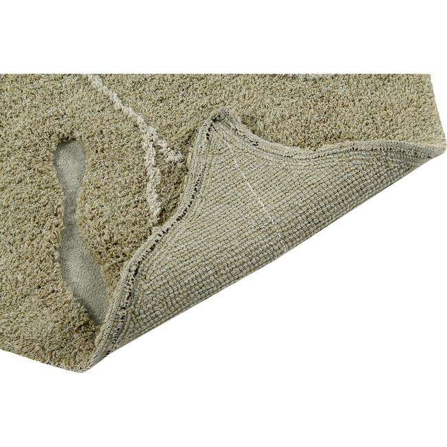 Monstera Washable Rug, Olive - Rugs - 4