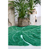 Monstera Leaf Washable Rug, Green - Rugs - 6