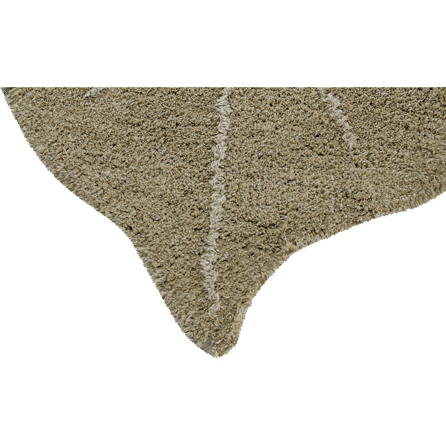 Monstera Washable Rug, Olive - Rugs - 9