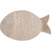 Big Fish Washable Rug, Natural - Rugs - 1 - thumbnail