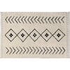 Bereber Rhombs Washable Rug, Natural - Rugs - 1 - thumbnail