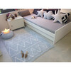 Hippy Washable Rug, Soft Blue - Rugs - 5