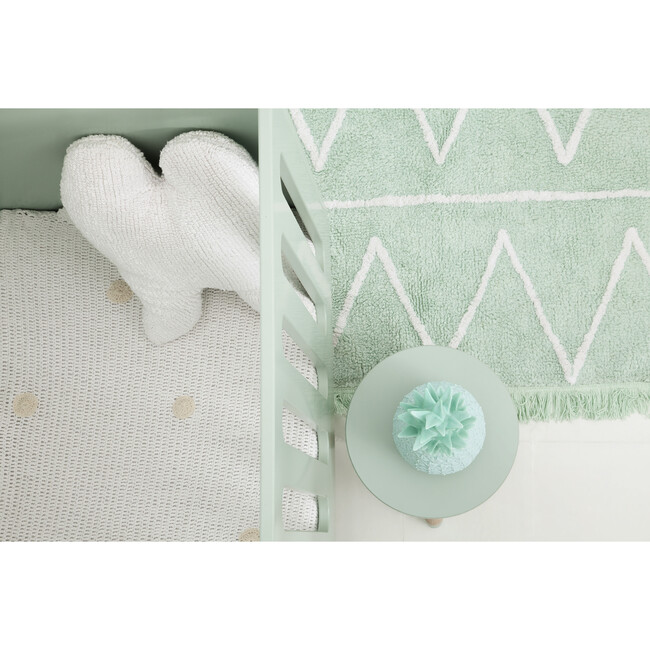 Hippy Washable Rug, Mint - Rugs - 5