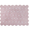 Biscuit Washable Rug, Pink - Rugs - 1 - thumbnail