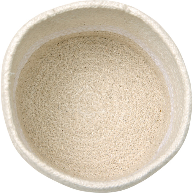Mini Tricolor Basket, Ivory - Storage - 5