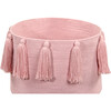 Tassels Basket, Pink - Storage - 2