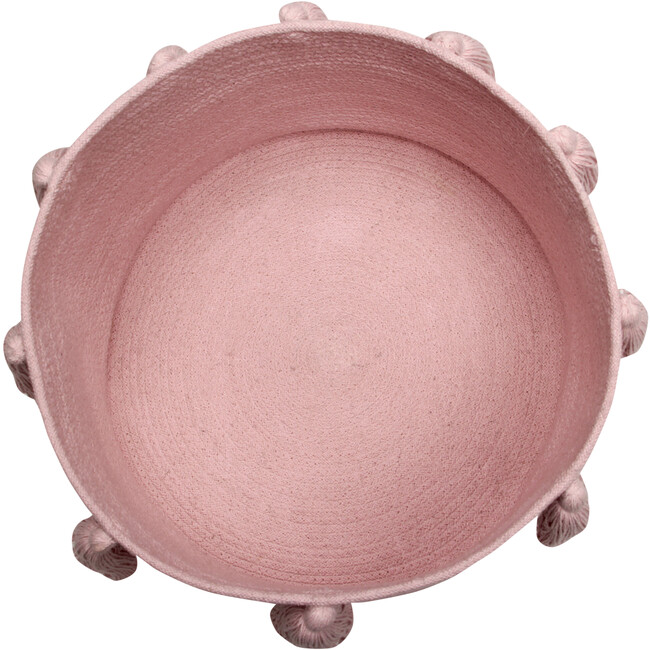 Tassels Basket, Pink - Storage - 4