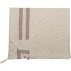 Striped Knitted Blanket, Vintage Nude - Blankets - 3