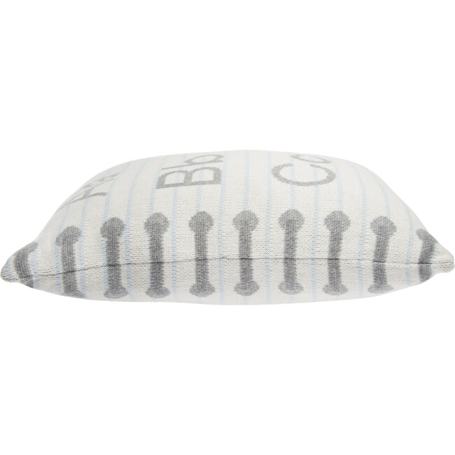 Notebook Knitted Washable Pillow, White - Decorative Pillows - 2