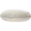 Knitted Bonbon Cushion, Vanilla/White - Decorative Pillows - 3