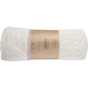 Striped Knitted Blanket, Vintage Nude - Blankets - 7