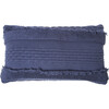 Air Knitted Washable Pillow, Alaska Blue - Decorative Pillows - 1 - thumbnail