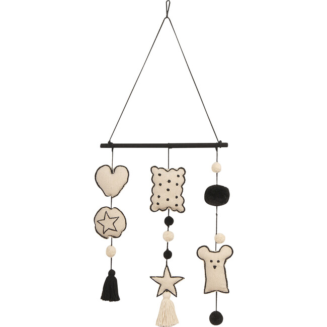 Baby Wall Hanging, Natural/Black