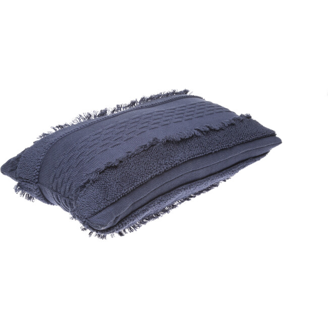 Air Knitted Washable Pillow, Alaska Blue - Decorative Pillows - 3