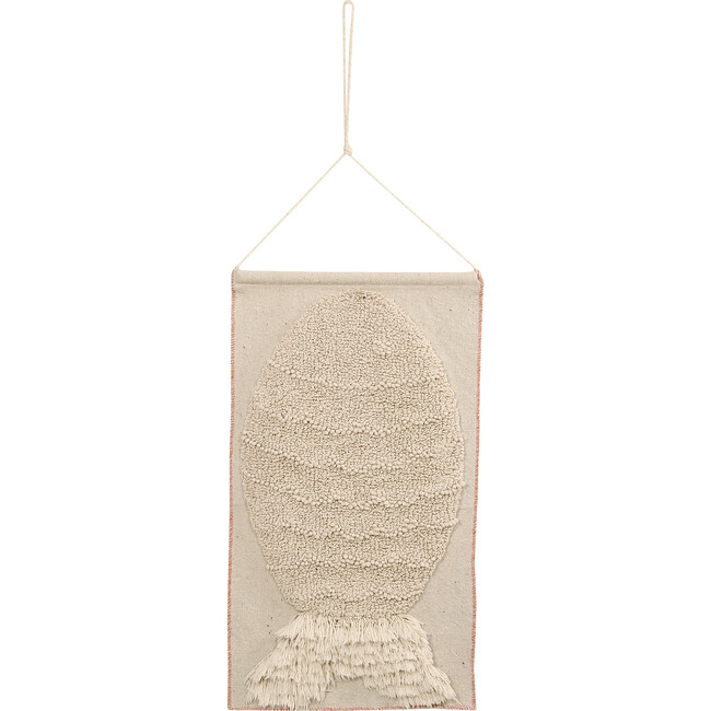 Big Fish Wall Hanging, Natural