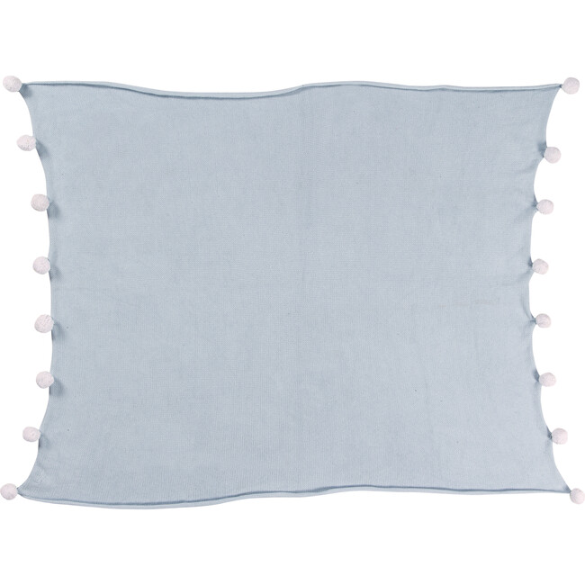 Bubbly Baby Blanket, Soft Blue - Blankets - 1