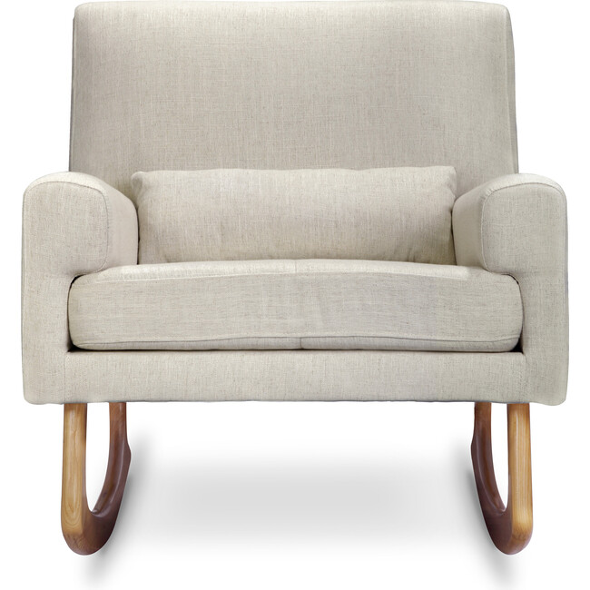 Sleepytime Rocker, Oatmeal with Light Legs - Nursery Chairs - 1