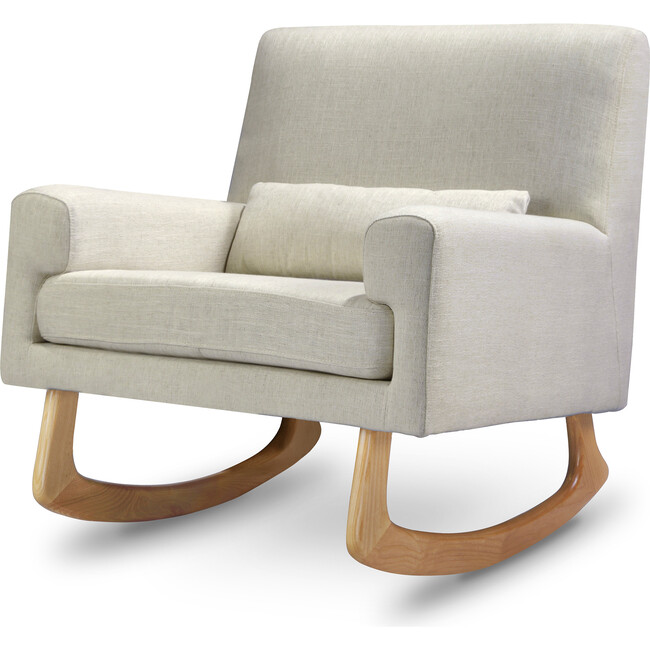 Sleepytime Rocker, Oatmeal with Light Legs - Nursery Chairs - 2