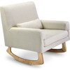 Sleepytime Rocker, Oatmeal with Light Legs - Nursery Chairs - 3