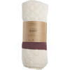 Striped Knitted Blanket, Burgundy - Blankets - 6