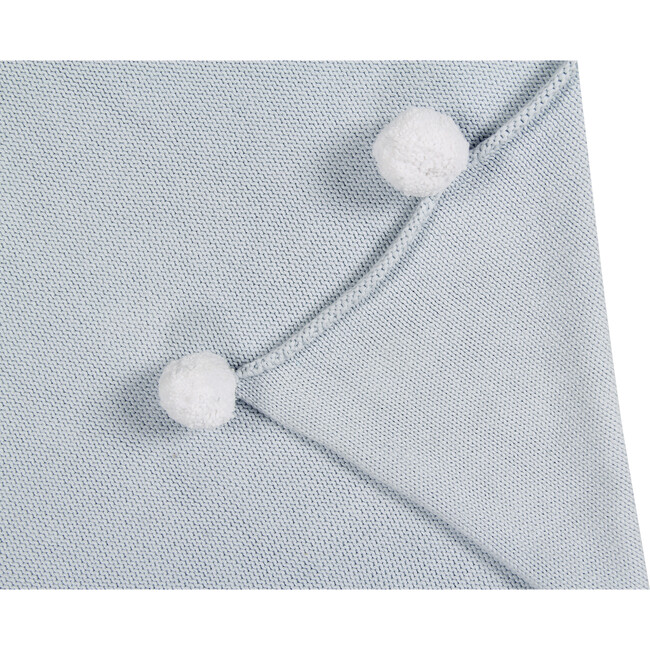 Bubbly Baby Blanket, Soft Blue - Blankets - 5