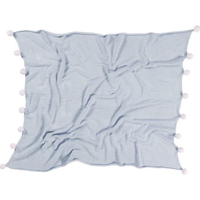 Bubbly Baby Blanket, Soft Blue - Blankets - 9