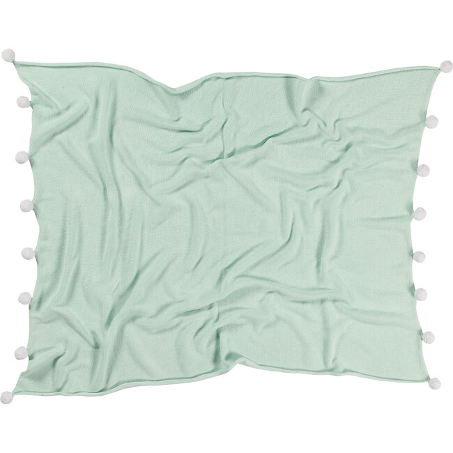 Bubbly Baby Blanket, Mint - Blankets - 9