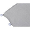 Bubbly Baby Blanket, Light Grey - Blankets - 4 - thumbnail