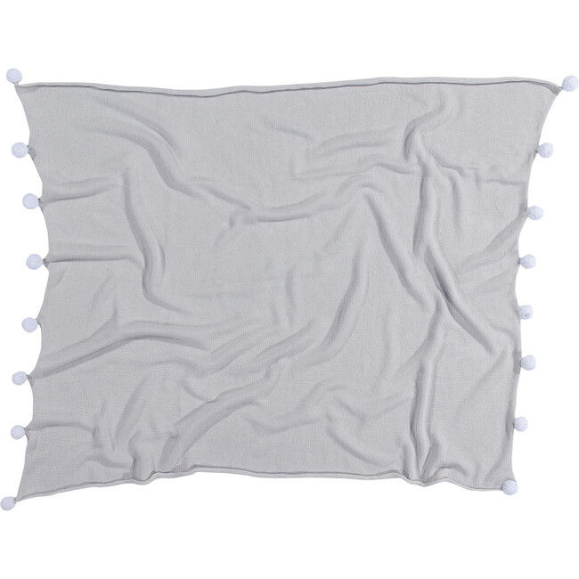 Bubbly Baby Blanket, Light Grey - Blankets - 9