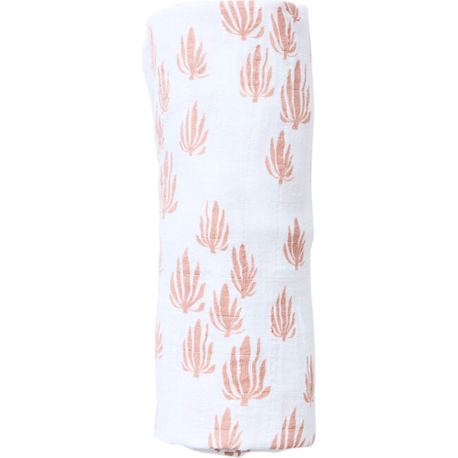 Seaweed Swaddle, Blush - Swaddles - 1