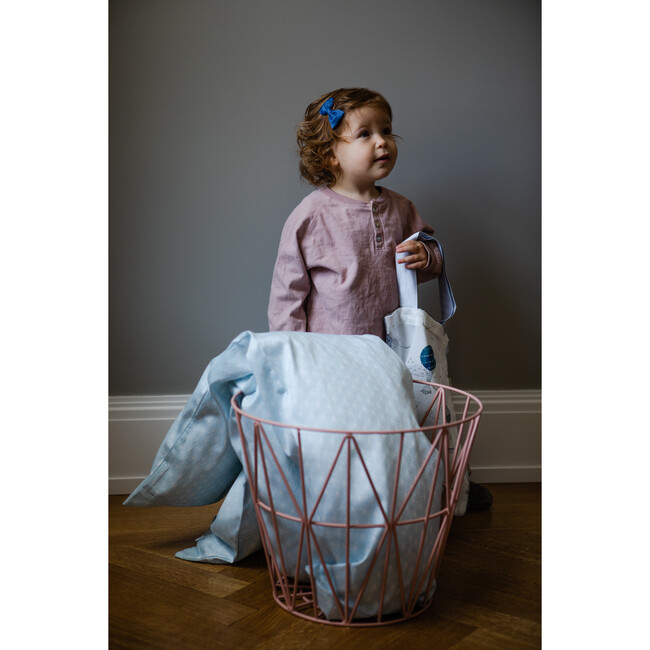Under the Arches Baby Duvet Set, Blue - Duvet Sets - 5