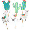 Llama and Cactus Cupcake Toppers - Tableware - 1 - thumbnail