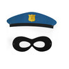 Cops And Robbers Hats and Masks - Party Accessories - 1 - thumbnail