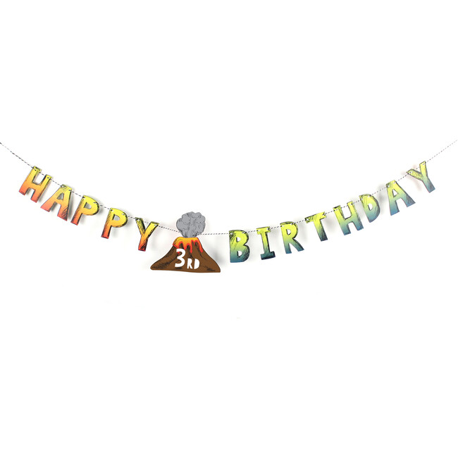 Dinosaur Party Birthday Banner