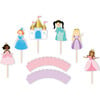 Pretty Princess Cupcake Toppers - Tableware - 1 - thumbnail