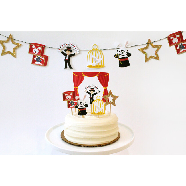 Magic Show Cupcake Toppers - Tableware - 3