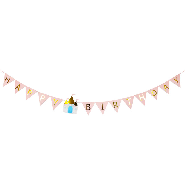 Pretty Princess Birthday Banner - Decorations - 1