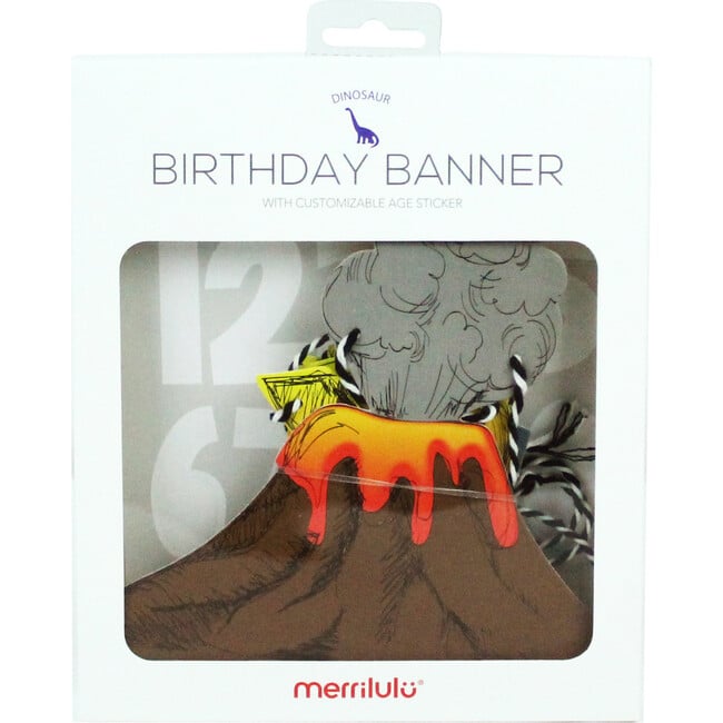 Dinosaur Party Birthday Banner - Garlands - 4