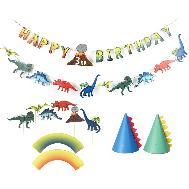 Dinosaur Birthday Party Decoration Kit