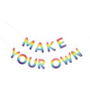 Make Your Own Banner in Rainbow - Decorations - 1 - thumbnail