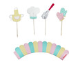 Little Bakers Cupcake Toppers - Tableware - 1 - thumbnail