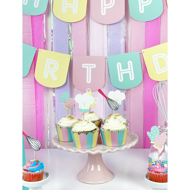Little Bakers Cupcake Toppers - Tableware - 2